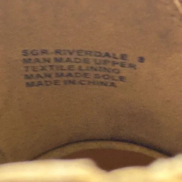 Sugar Riverdale Ankle Booties Women 8 Brown Block Heel Studded Beads Back Zip - Picture 7 of 16